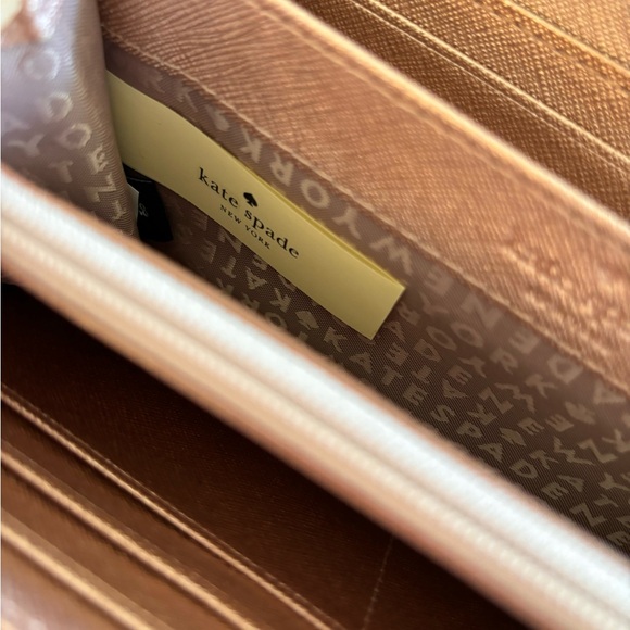 Kate Spade Neda Laurel Way Rose Gold Wallet - Picture 4 of 7